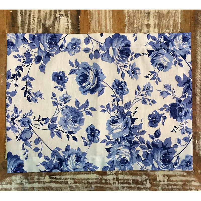 Jogo americano floral azul