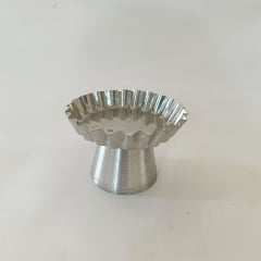 Boleira de alumínio ondulada mini