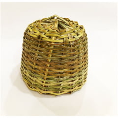 Mini cúpula de bambu